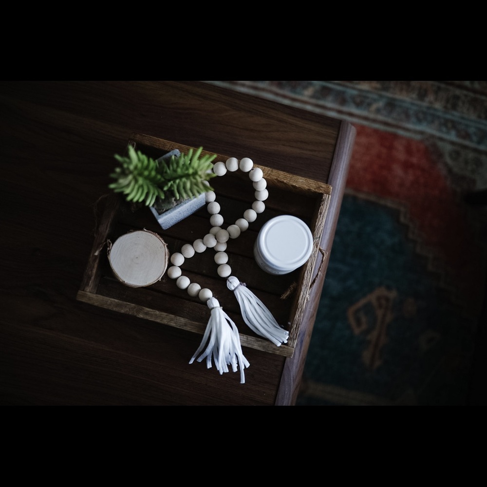 Wood Beaded Garland